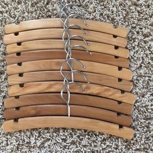 EUC 80 Wooden Boutique Baby Hangers